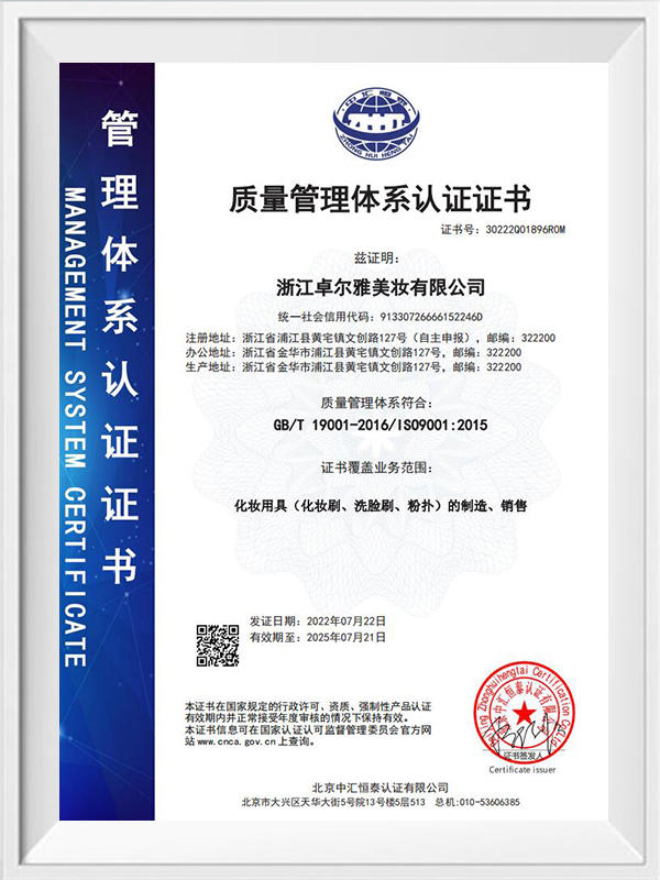  ISO9001 20220721 versión china